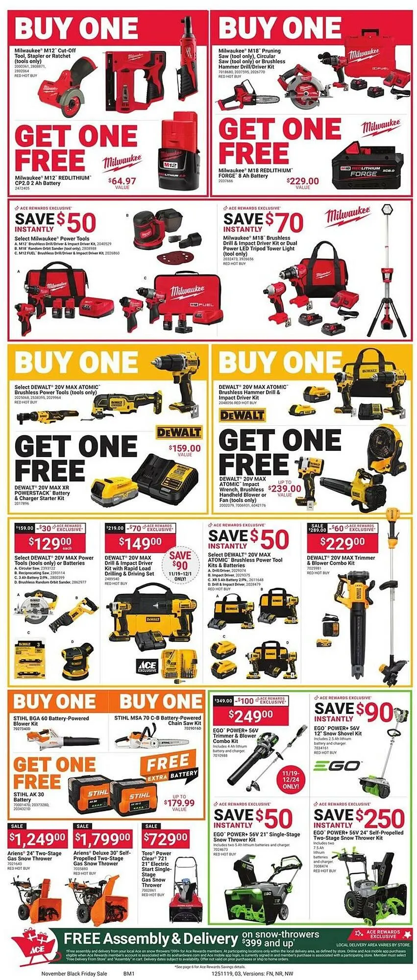 Weekly ad Ace Hardware flyer from November 1 to December 1 2025 - Page 3