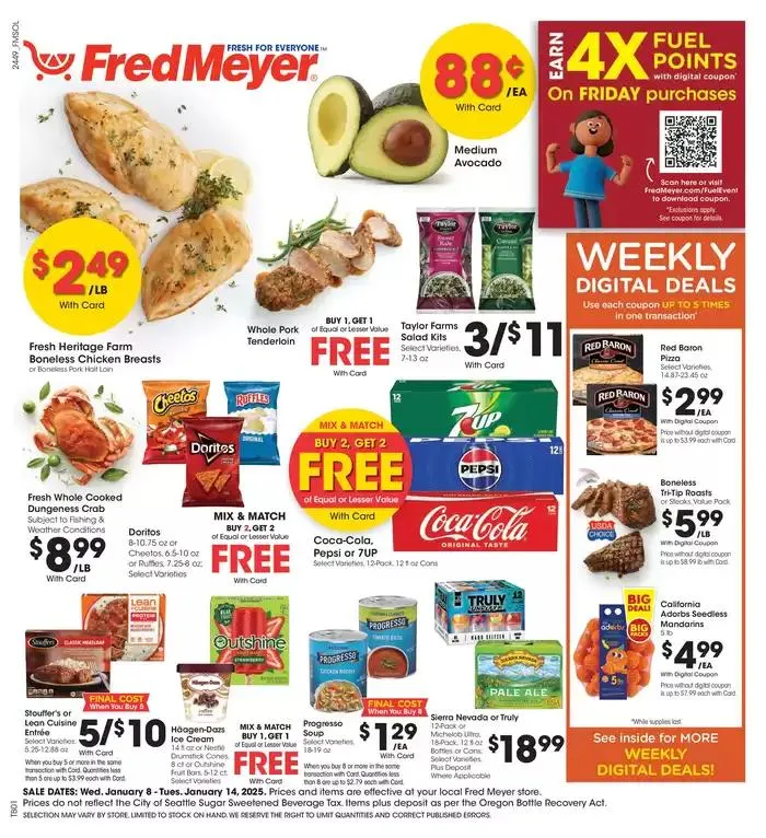 Weekly ad Exclusive deals and bargains from January 8 to January 14 2025 - Page 1