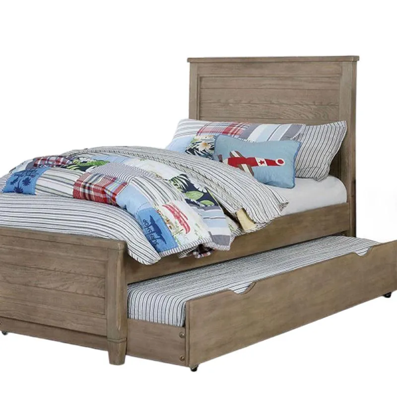 Vevey Twin Bed by Furniture of America - Gray