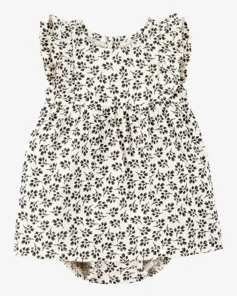 Baby Girl Floral Print Sunsuit