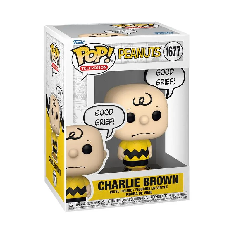 Pop! PEANUTS Charlie Brown (Good Grief!)