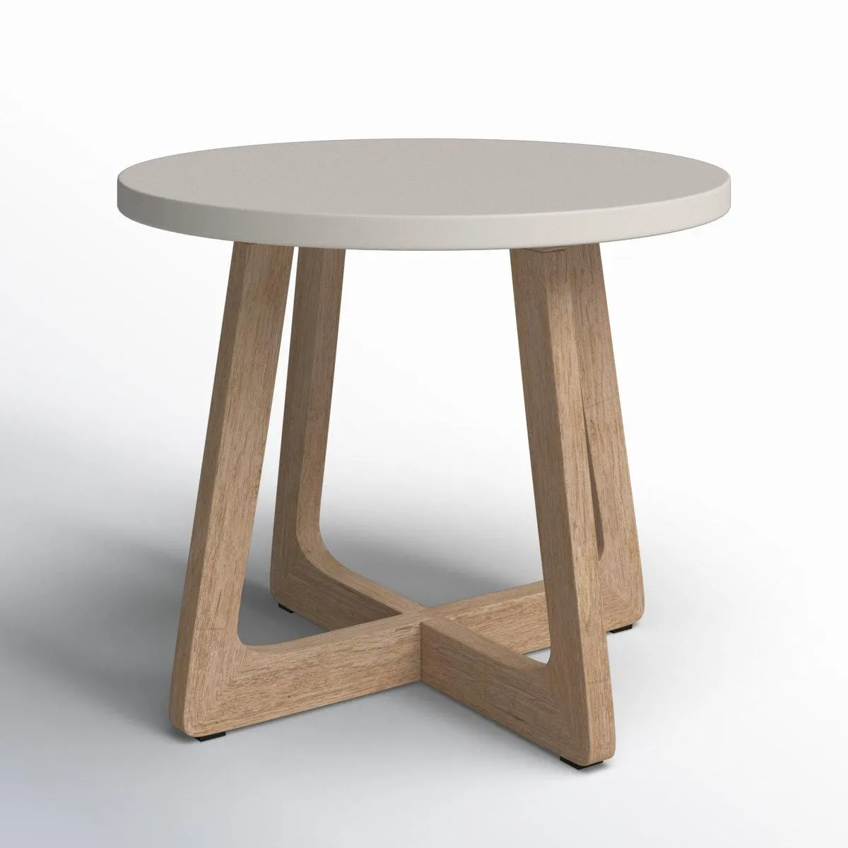 Mahi 24'' Concrete Outdoor Side Table