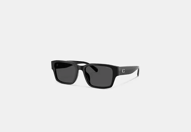 Maxi Sculpted C Narrow Square Sunglasses