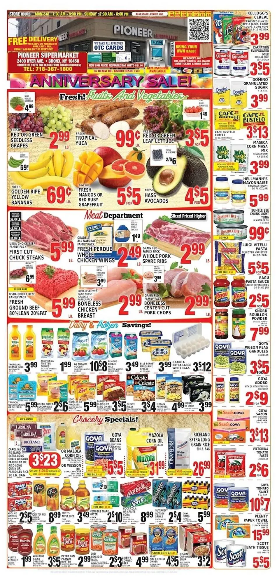 Weekly ad Pioneer Supermarkets Weekly Ad from August 10 to August 14 2025 - Page 1
