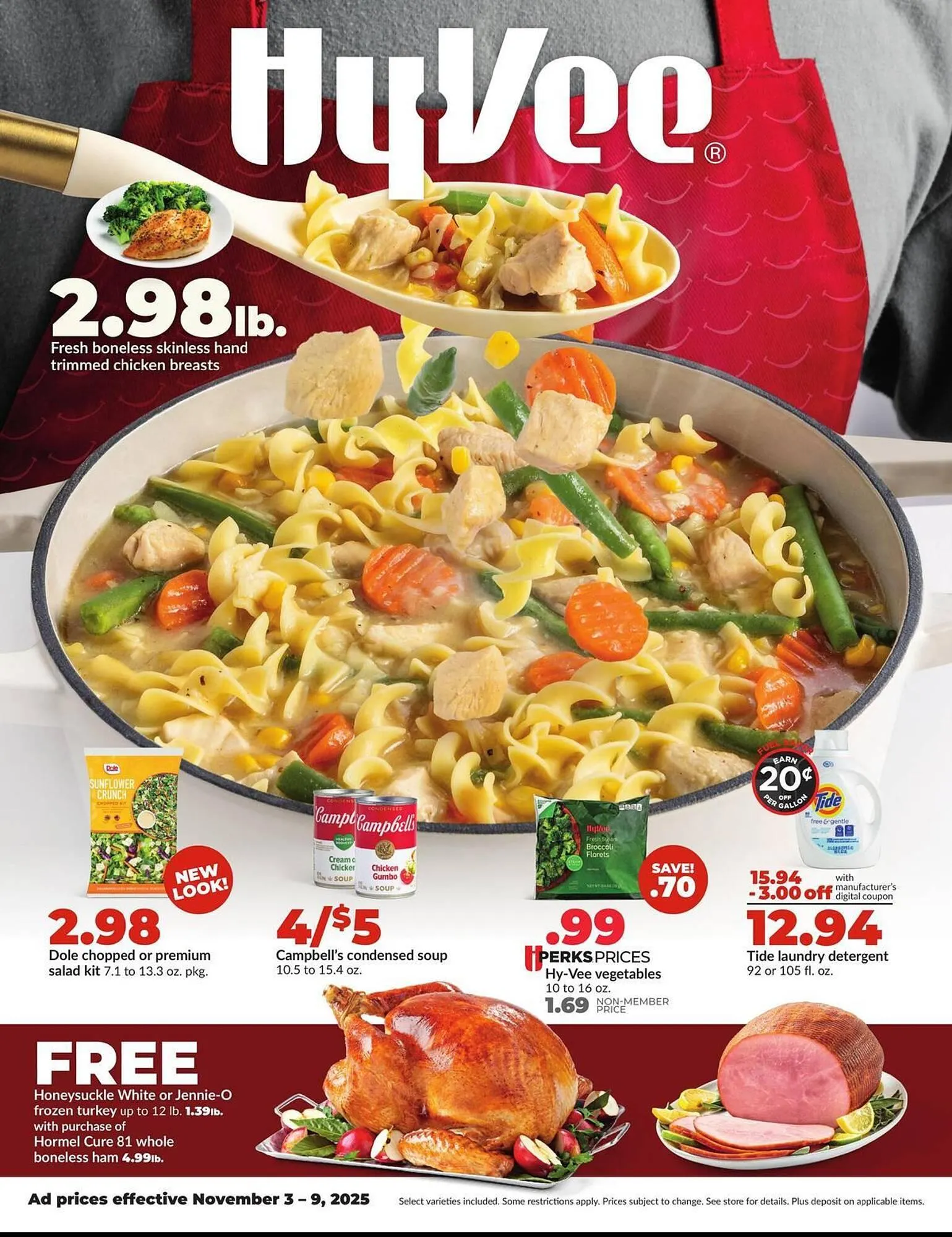 Weekly ad Hy-Vee weekly ad from November 3 to November 9 2025 - Page 1