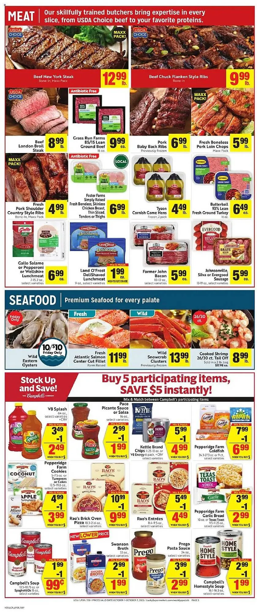 Weekly ad Lucky Supermarkets weekly ad from October 1 to October 8 2025 - Page 5