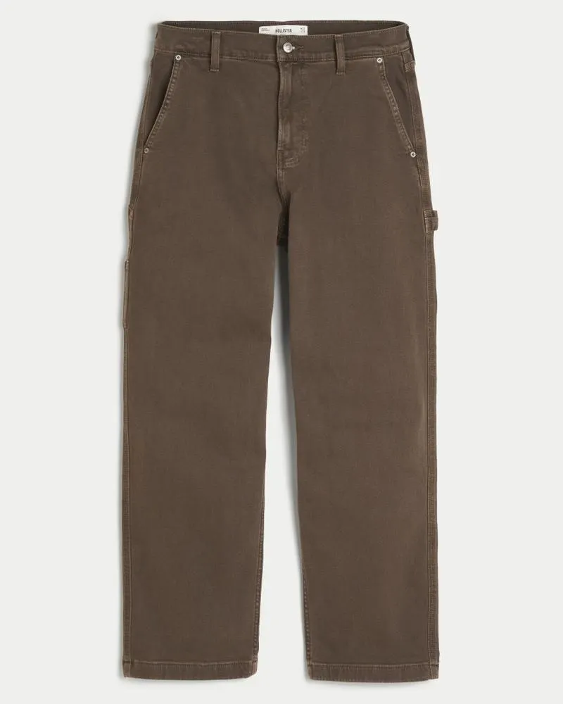 Brown Baggy Painter Jeans
