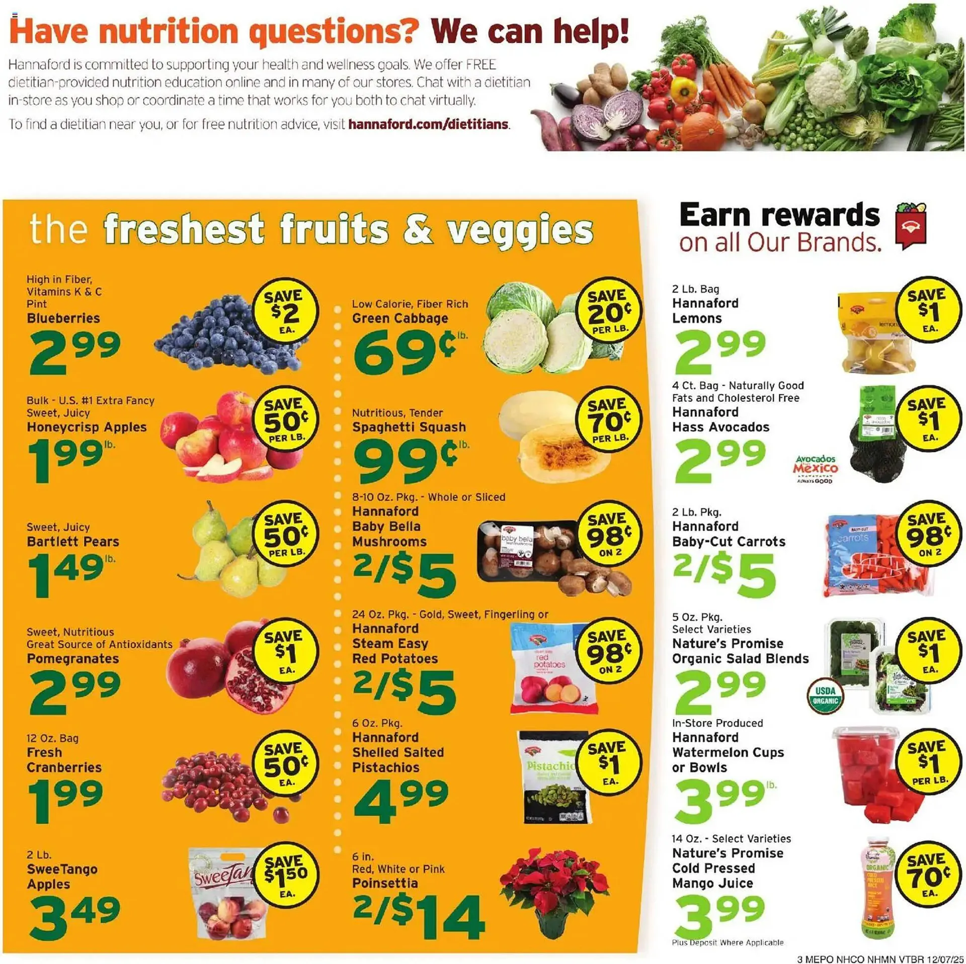 Weekly ad Hannaford flyer from December 7 to December 13 2025 - Page 3