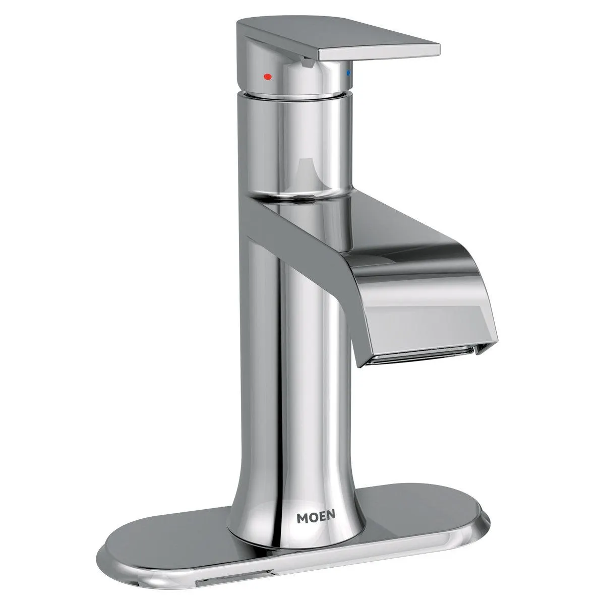 Moen Genta LX Single Hole Bathroom Faucet with Drain Assembly 5948019