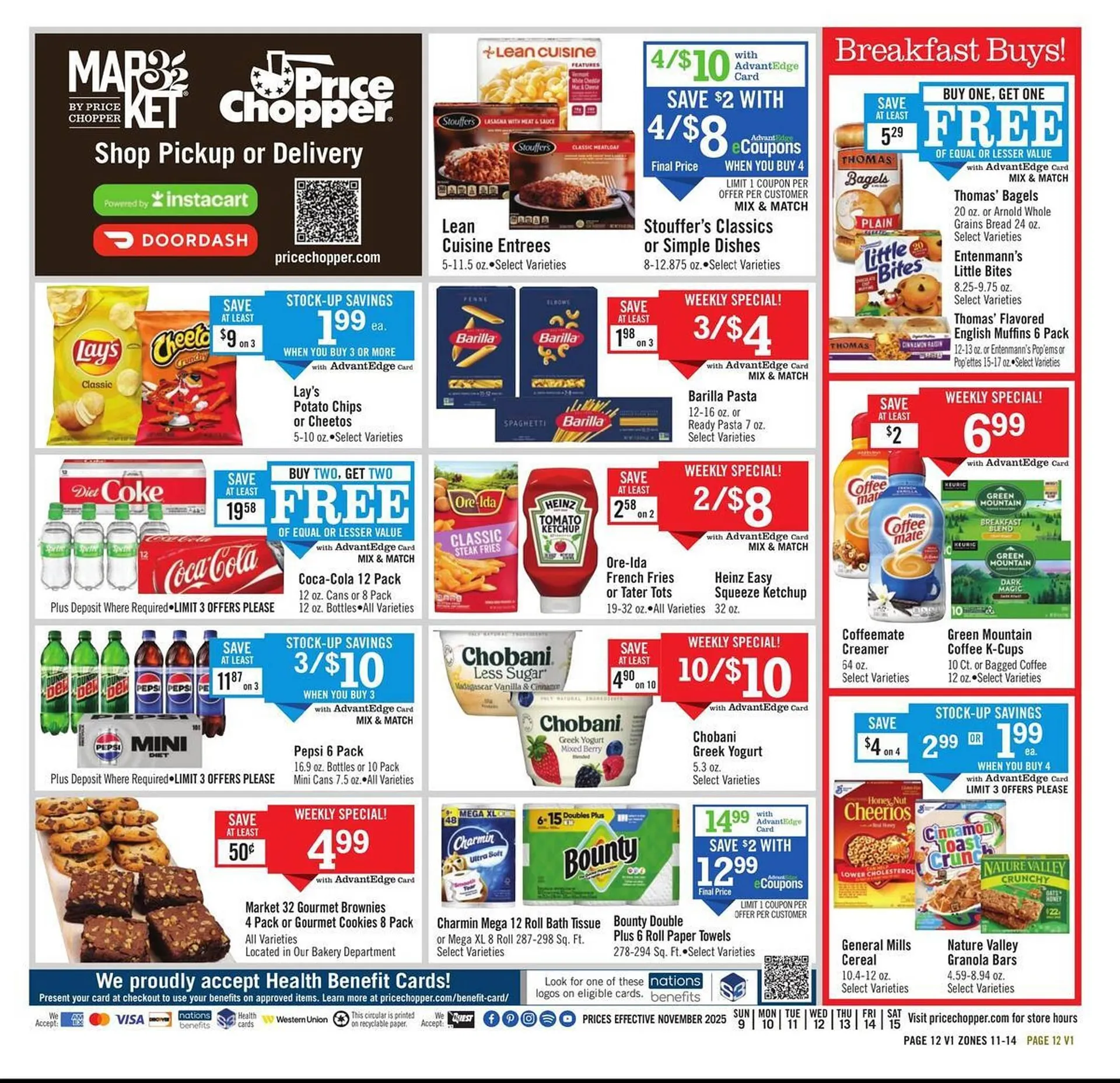 Weekly ad Price Chopper weekly ad from November 9 to November 15 2025 - Page 12
