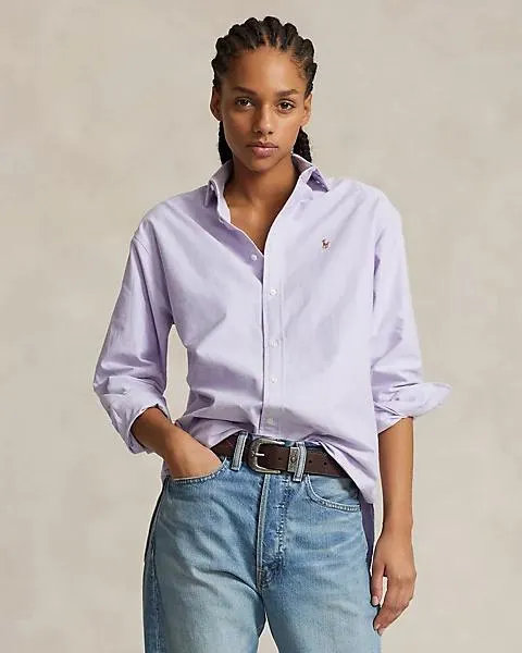 Relaxed Fit Cotton Oxford Shirt