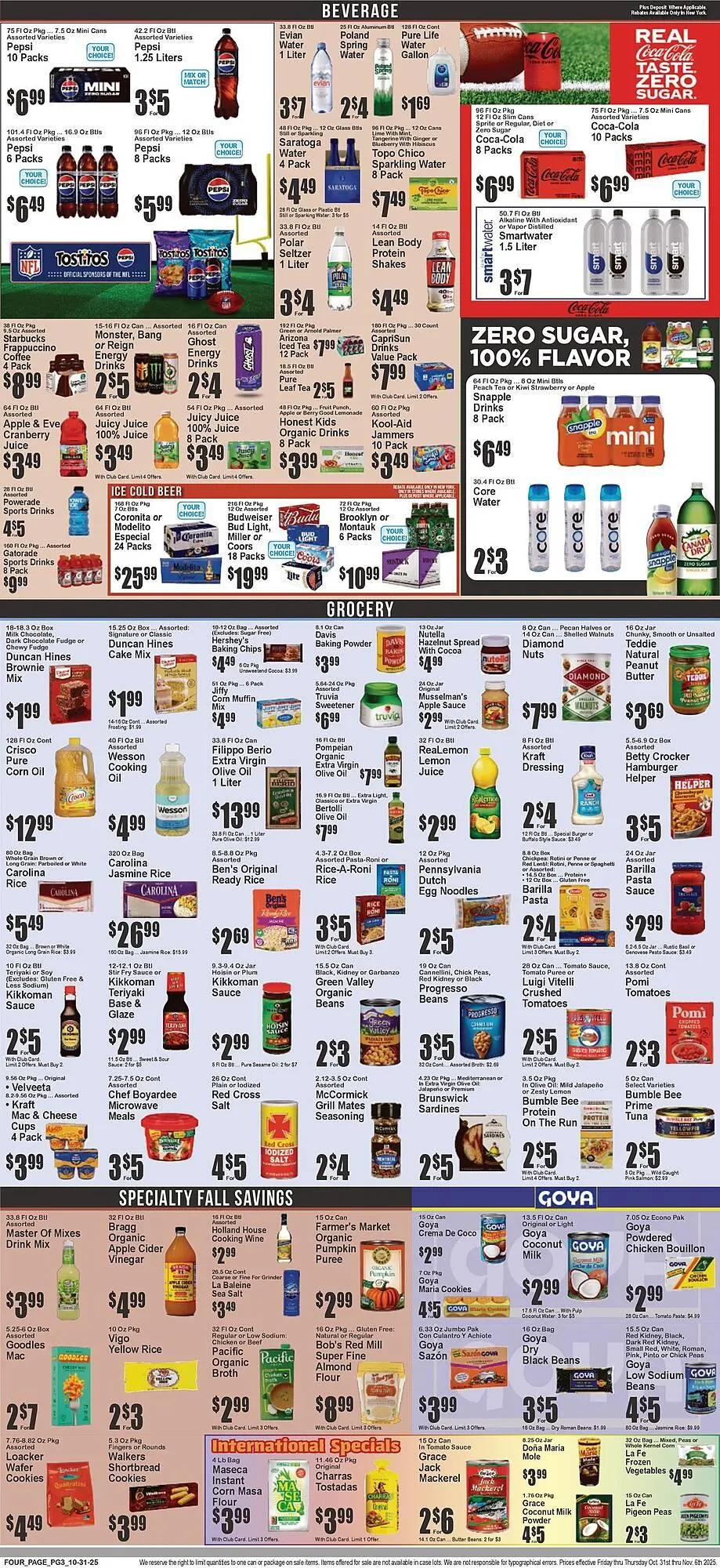 Weekly ad Food Universe circular from October 31 to November 6 2025 - Page 4