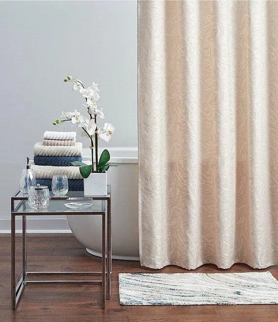 Carrera Marbled Shower Curtain