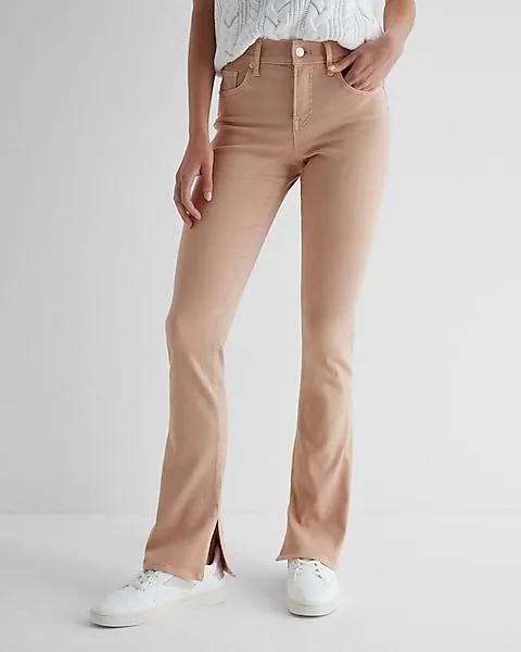 Mid Rise Pink Skyscraper Jeans