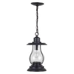 Patriot Lighting® Portage Weathered Pantina 8" Outdoor Pendant Light