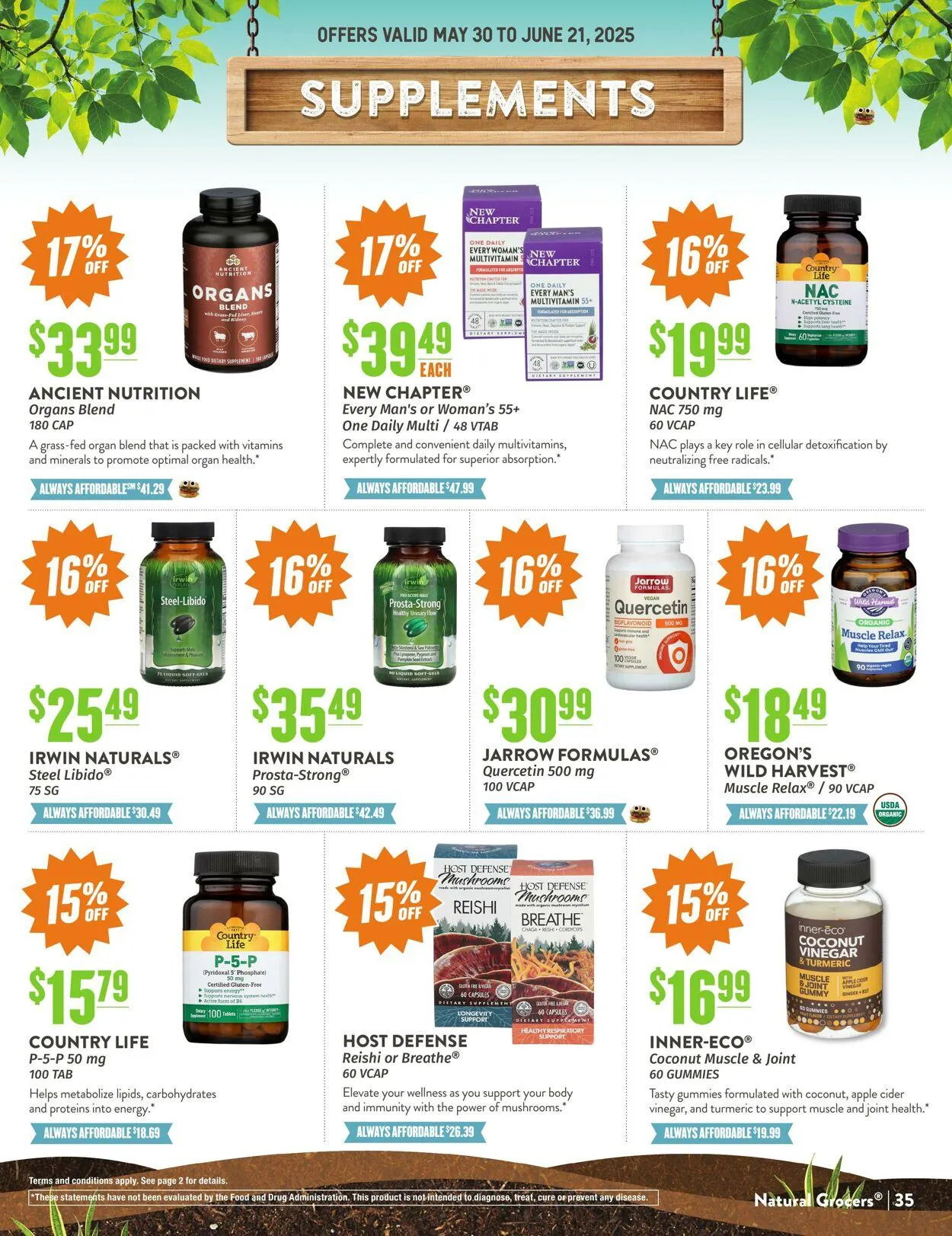 Weekly ad Natural Grocers from June 2 to June 18 2025 - Page 35