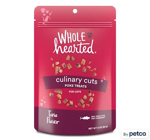 WholeHearted Culinary Cuts Tuna Poke Cat Treats, 3 oz.