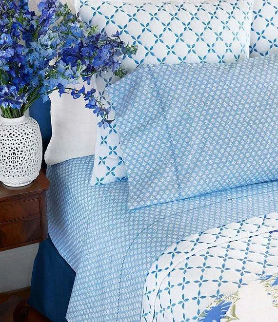 Bindi Light Indigo Organic Sheet Set