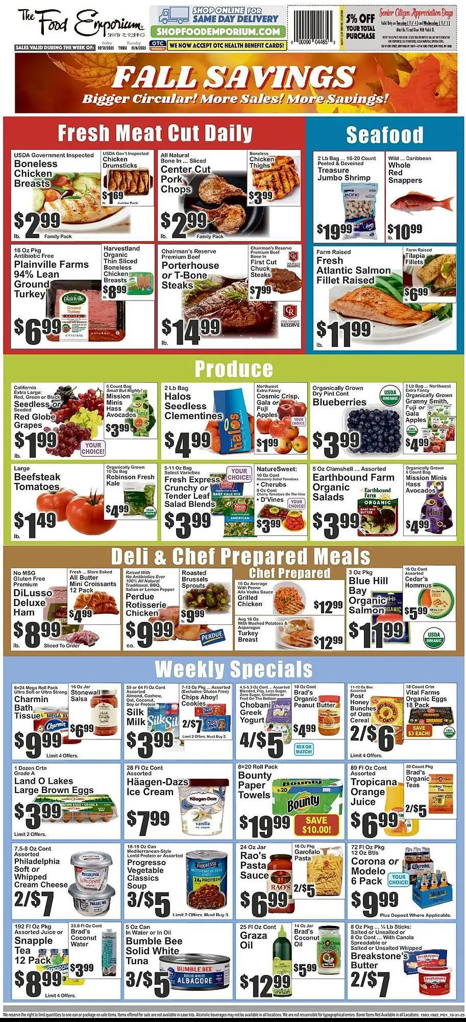 The Food Emporium circular - 1