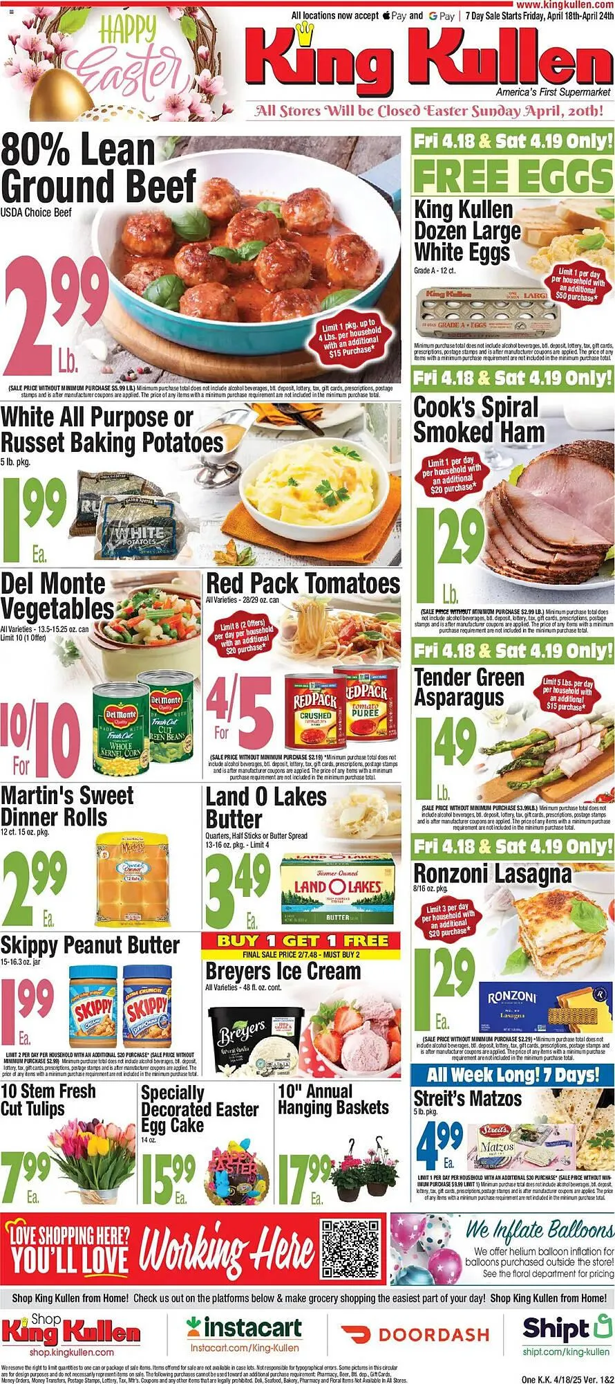 King Kullen Weekly Ad - 1