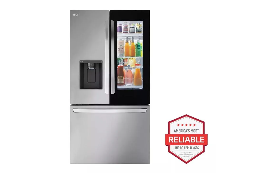 36-inch Wide InstaView® Counter-Depth MAX™ Refrigerator - 26 cu. ft. - LRFOC2606S