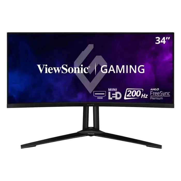 XG341C-2K - 1440p 1ms 200Hz 21:9 Curved Gaming Monitor with FreeSync, Mini LED, HDMI 2.1, USB C, Display HDR1400