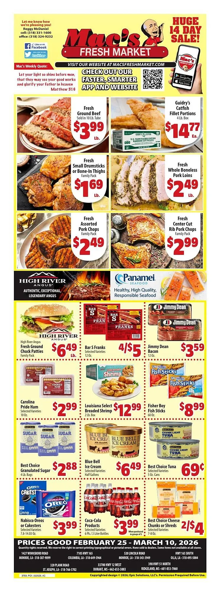 Weekly ad Mac's Market weekly ad from February 25 to March 10 2026 - Page 1