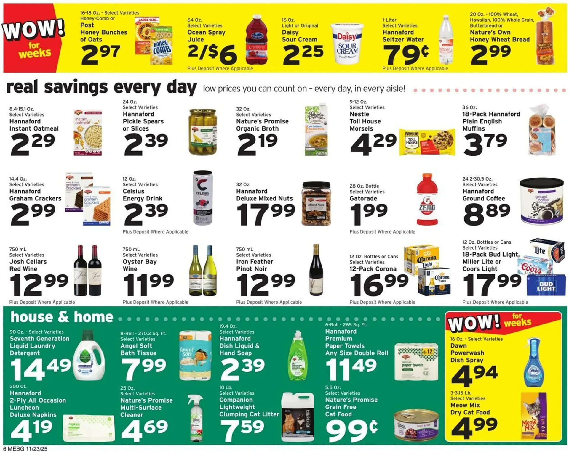 Weekly ad Hannaford flyer from November 23 to November 29 2025 - Page 6
