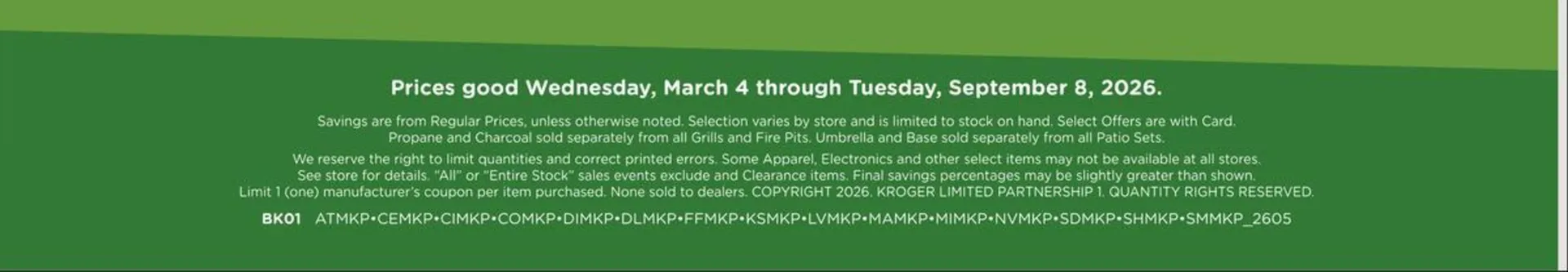 Weekly ad Kroger weekly ad from March 4 to September 8 2026 - Page 9
