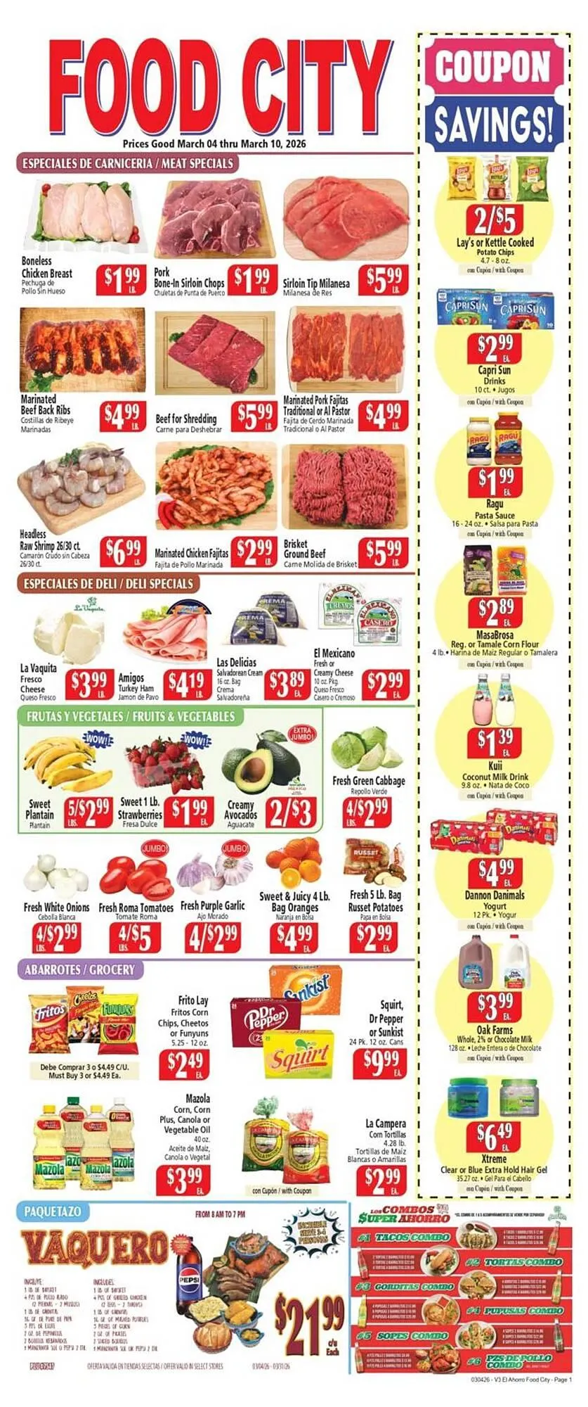 Weekly ad Food City weekly ad from March 4 to March 10 2026 - Page 1