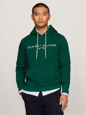 Embroidered Tommy Logo Hoodie