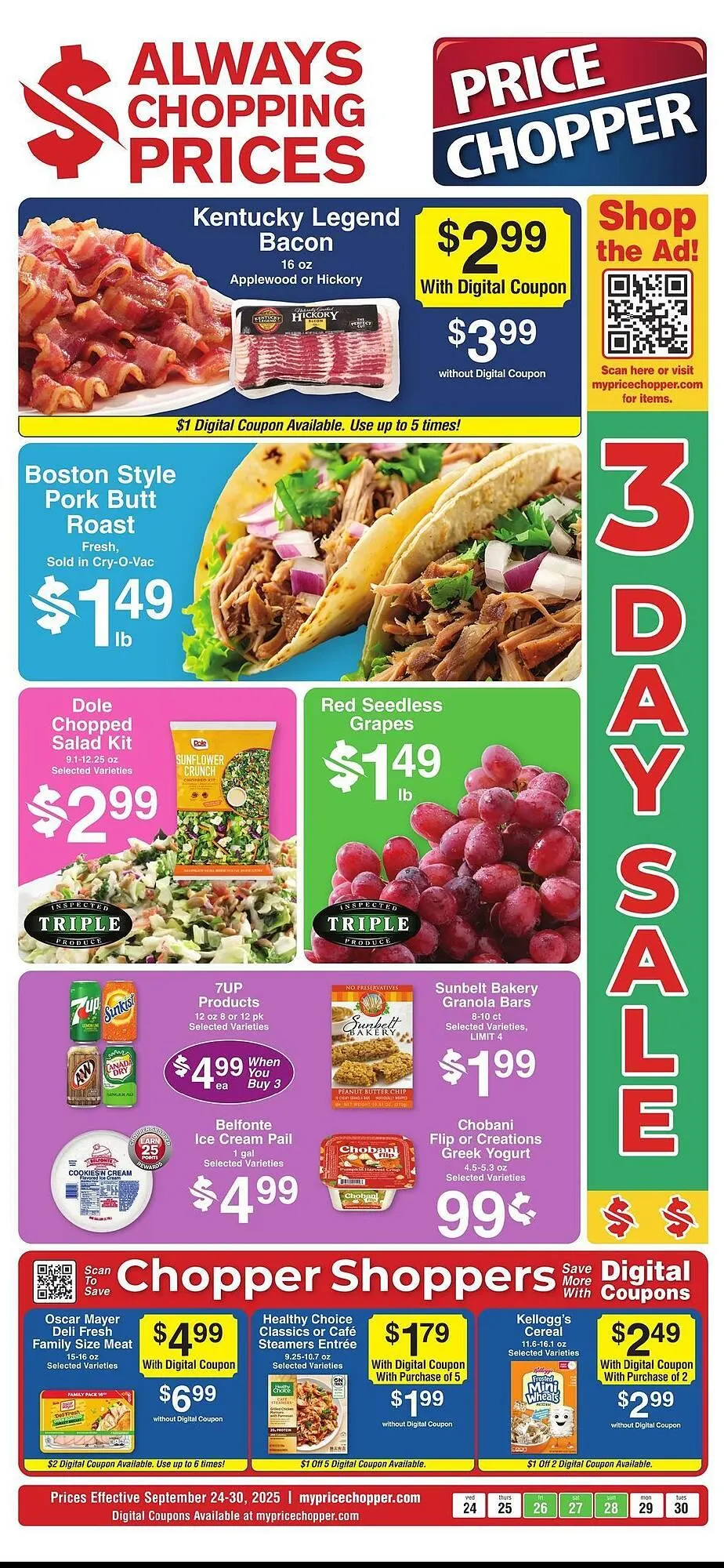 Weekly ad Price Chopper weekly ad from September 24 to September 30 2025 - Page 1