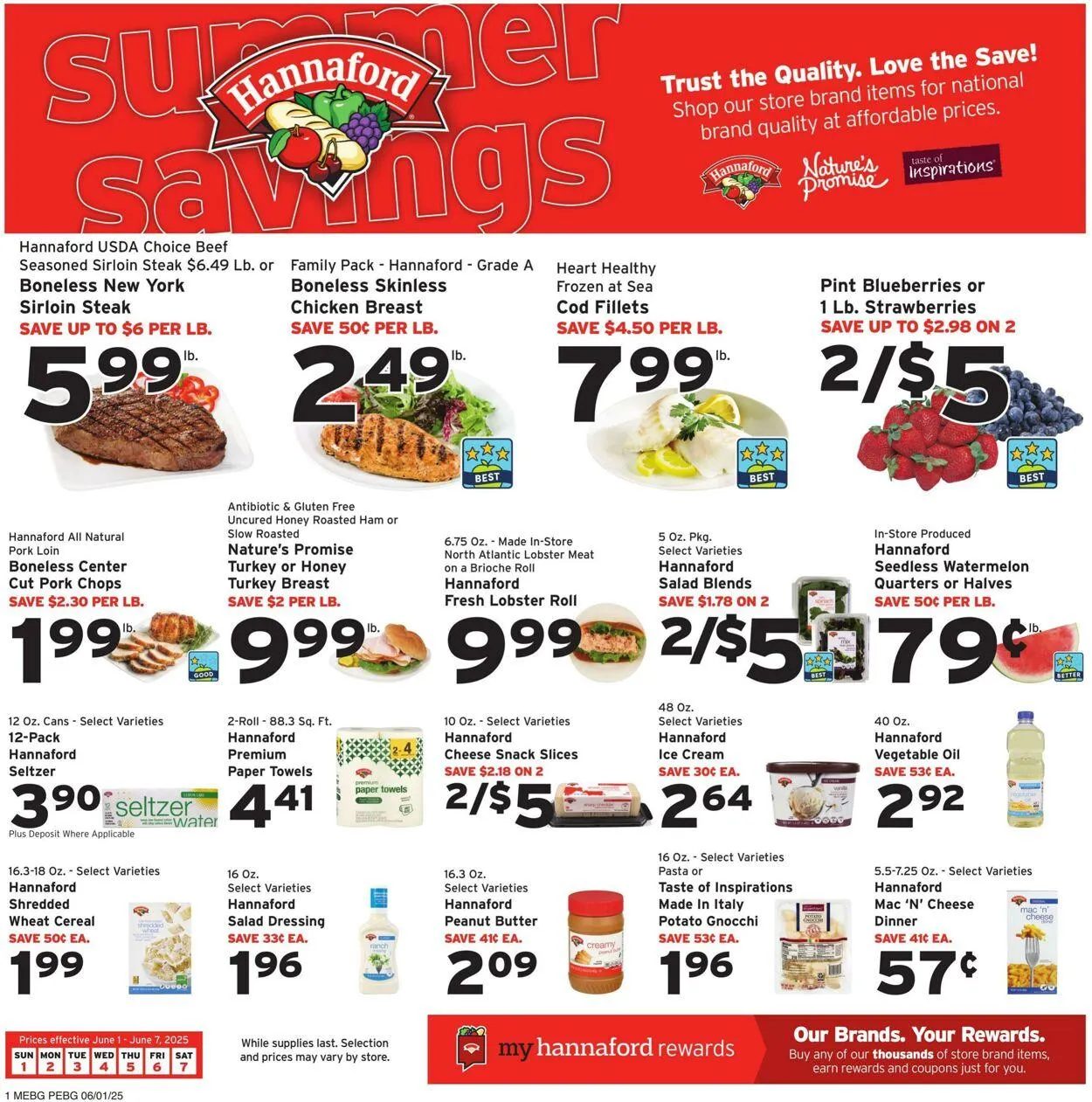 Hannaford Current weekly ad - 1