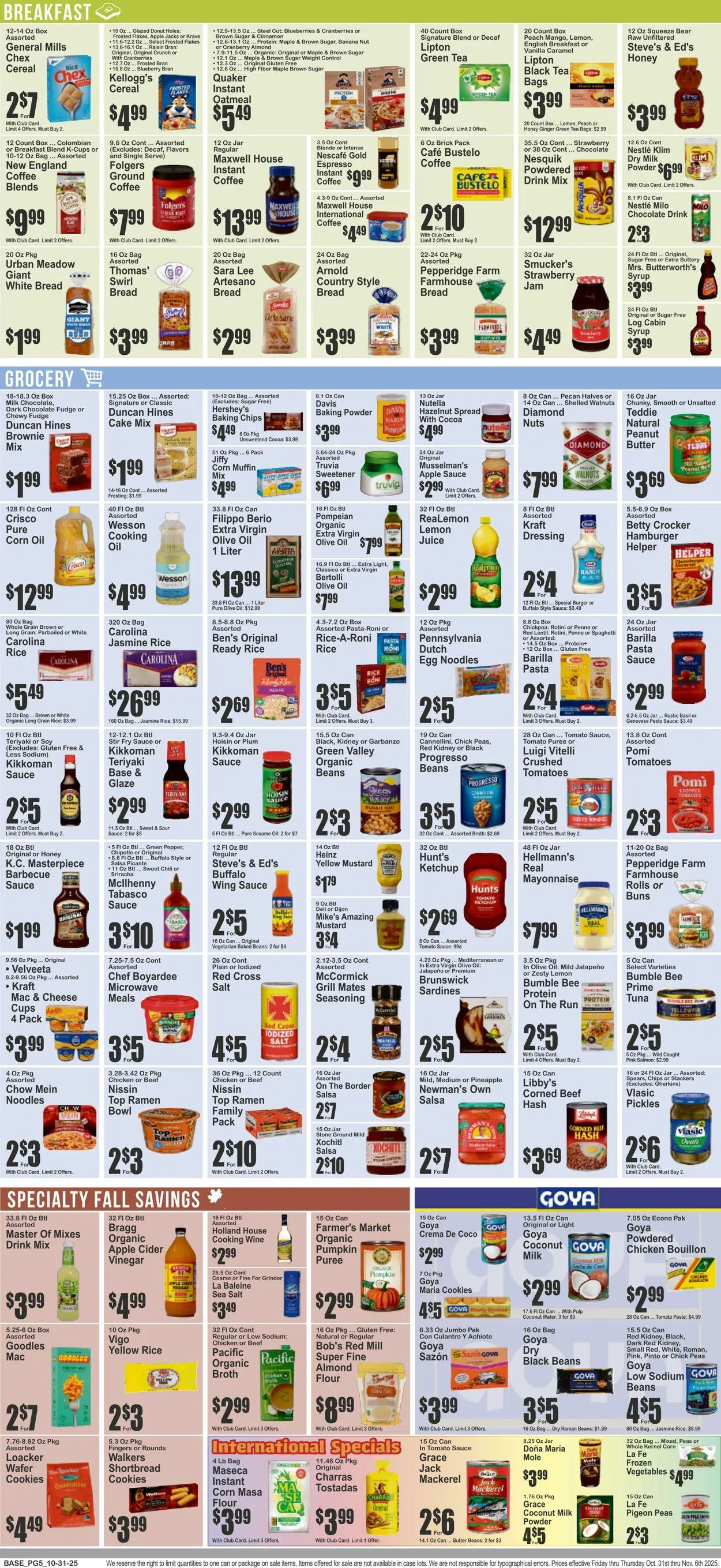 Weekly ad Key Food Current weekly ad from October 31 to November 6 2025 - Page 6
