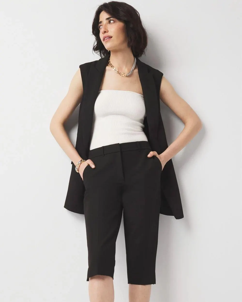 WHBM ® Elle Slim Capri Pant