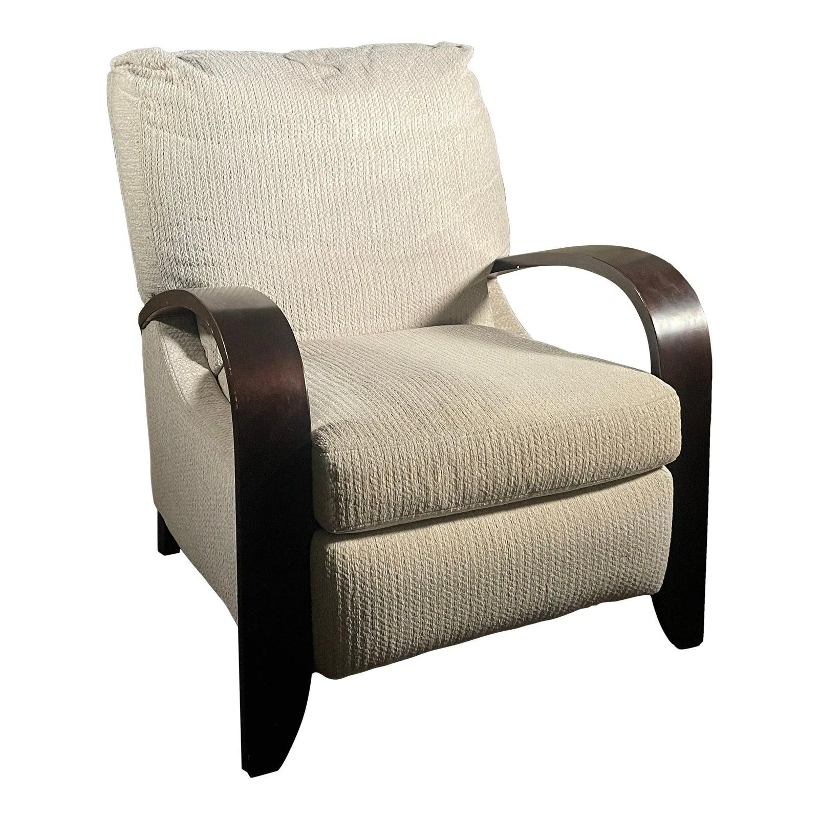 Basset Recliner Pearl White