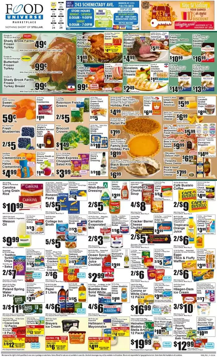 Weekly ad Attractive special offers for everyone from November 22 to November 28 2024 - Page 1