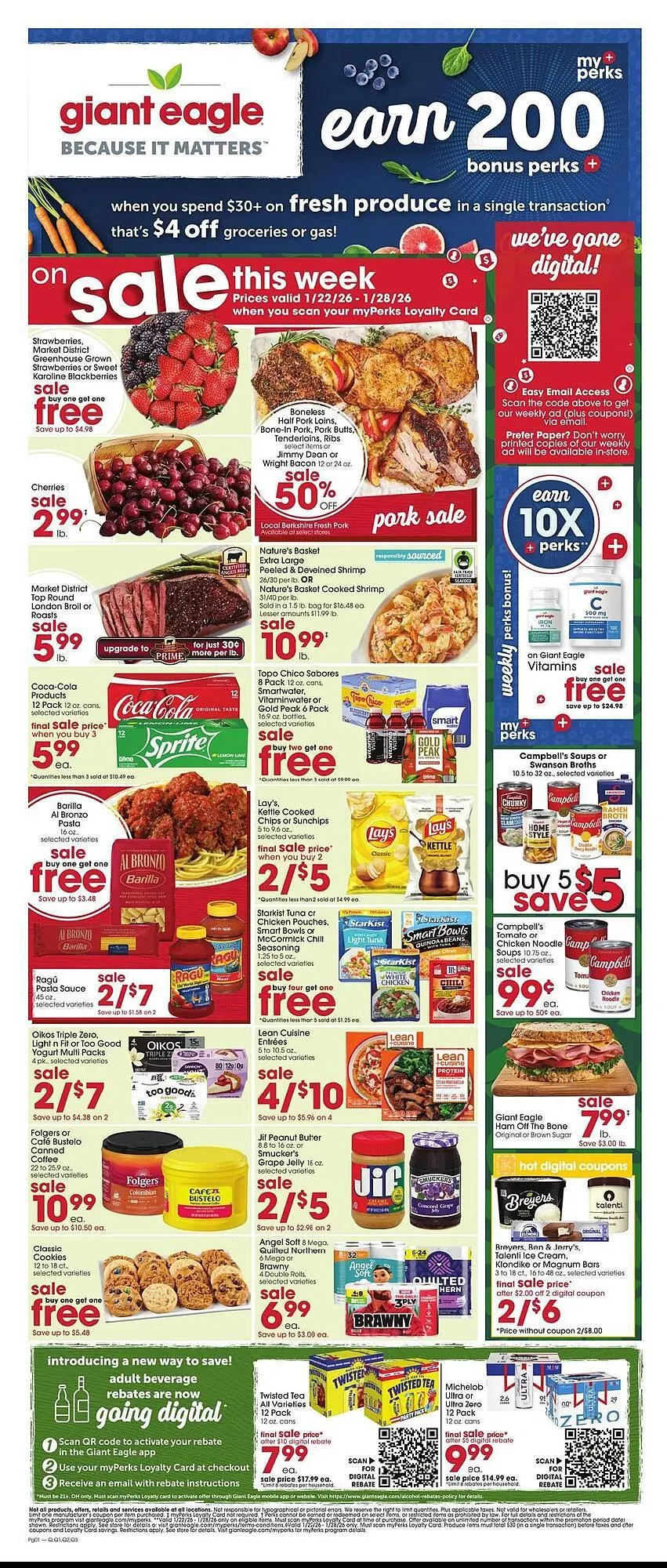 Giant Eagle weekly ad - 1