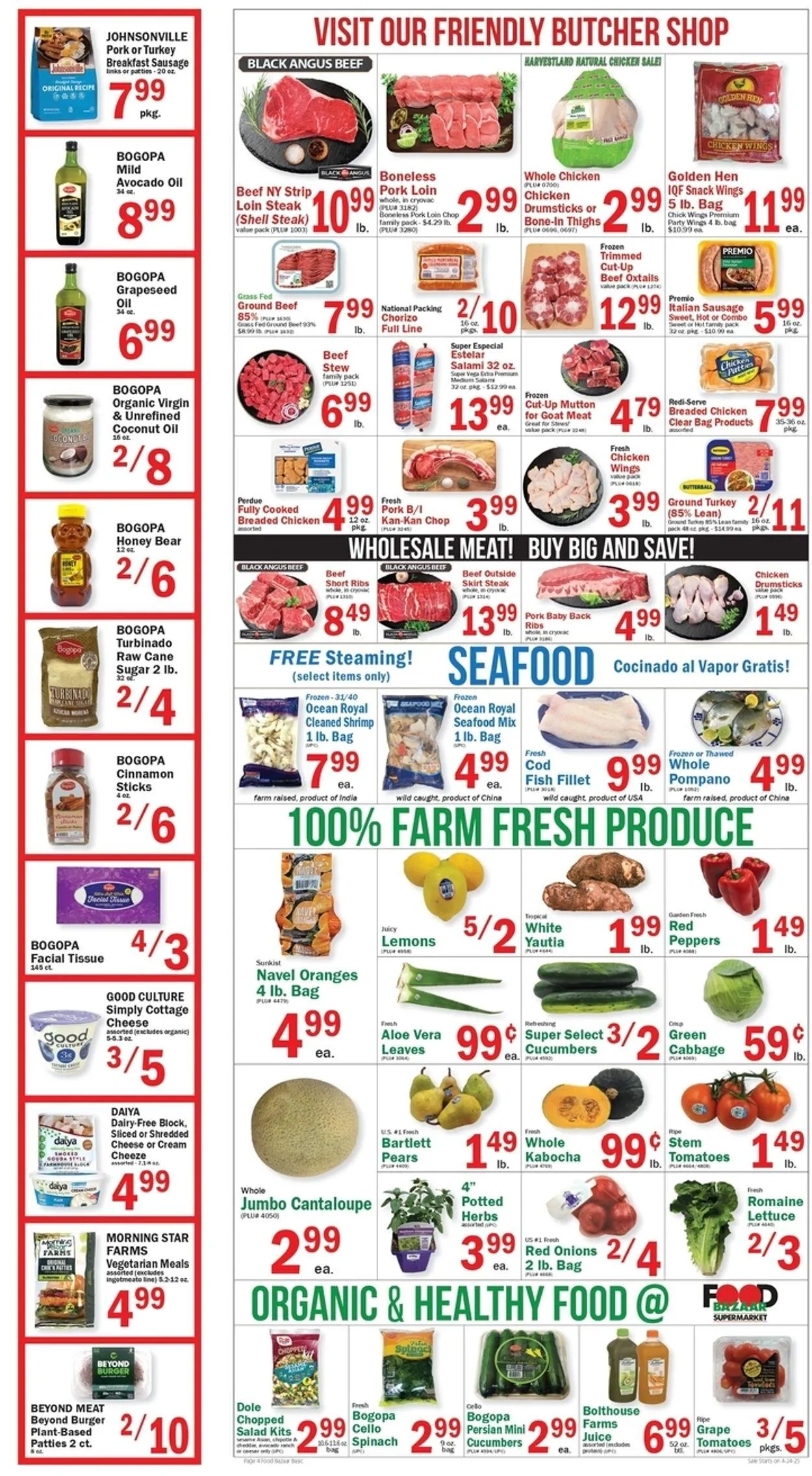 Weekly ad Food Bazaar Current weekly ad from April 24 to April 30 2025 - Page 4