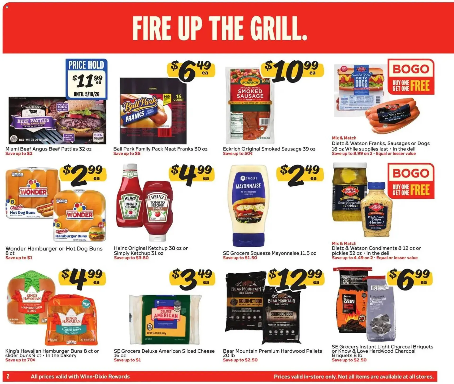 Weekly promotion Winn Dixie weekly ad spanning from April 8 to April 28 2026 - Page 2 for Catalogue 365
