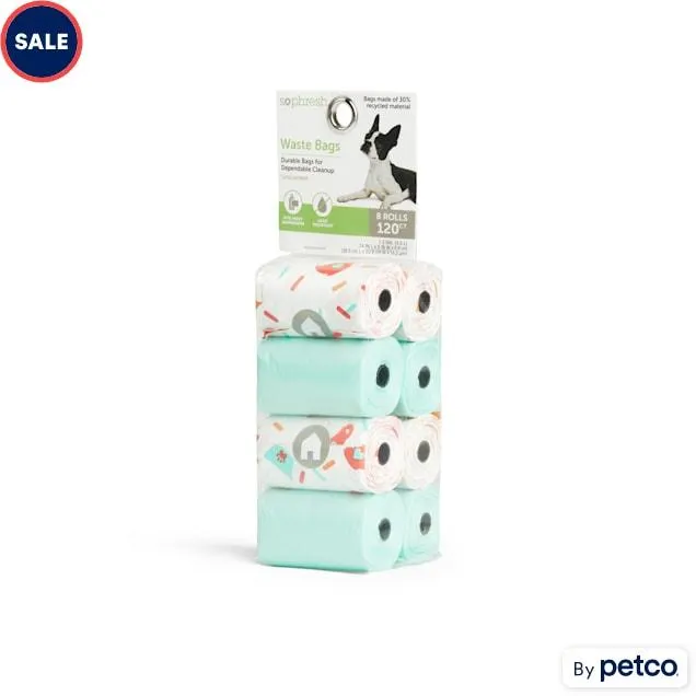 So Phresh Treat Cup Waste Bag Refills for Dogs, Count of 120