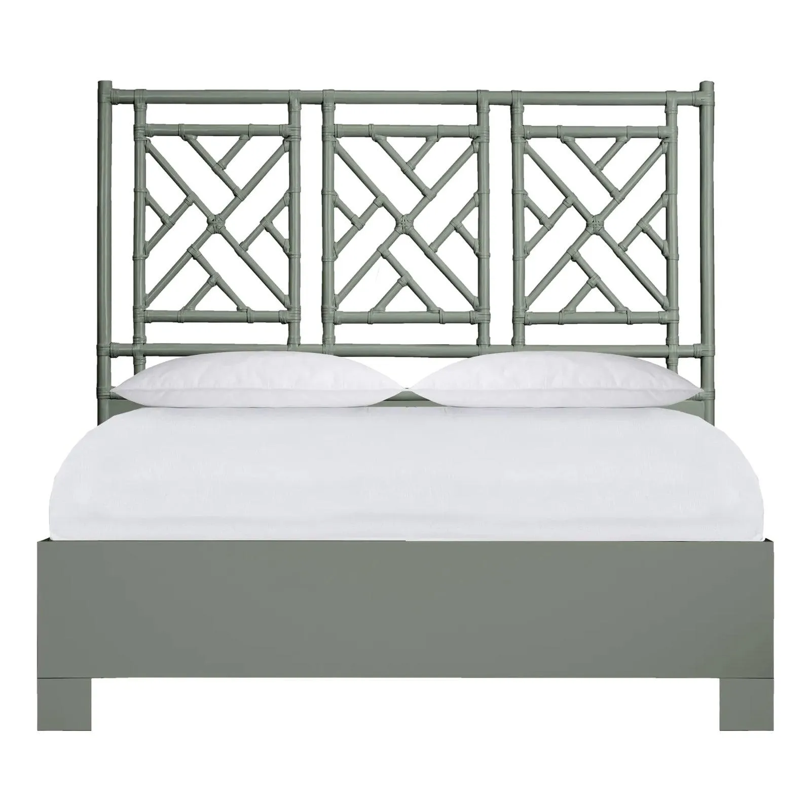 Chippendale Standard Bed Double, Evergreen