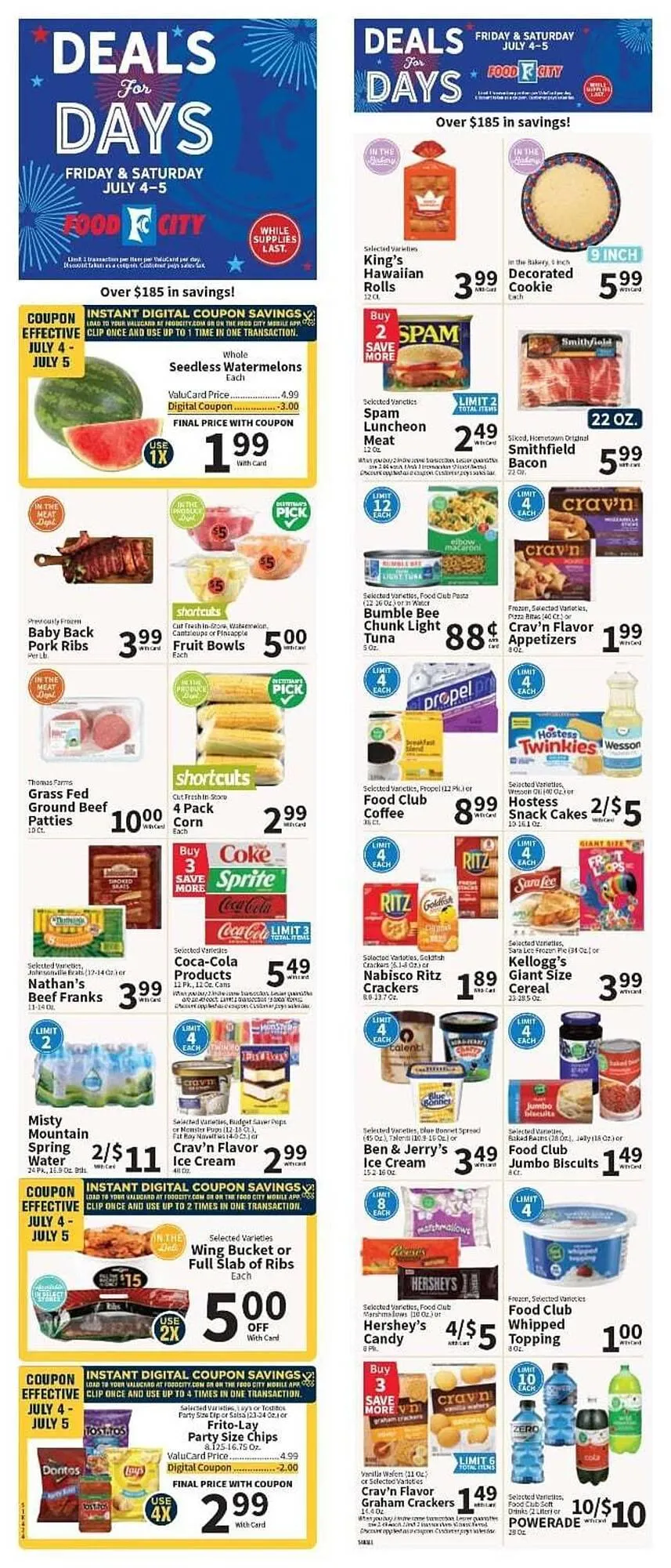 Weekly ad Food City Weekly Ad from July 2 to July 8 2025 - Page 1