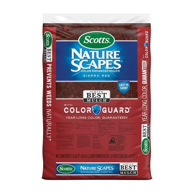 Scotts Nature Scapes Color Enhanced 1.5-cu ft Sierra Red Blend Mulch
