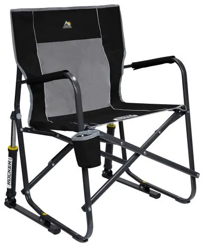 GCI Outdoor Freestyle Rocker Camp Chair - Black