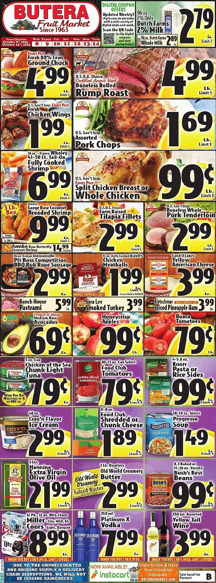 Weekly ad Butera weekly ad from October 8 to October 14 2025 - Page 1