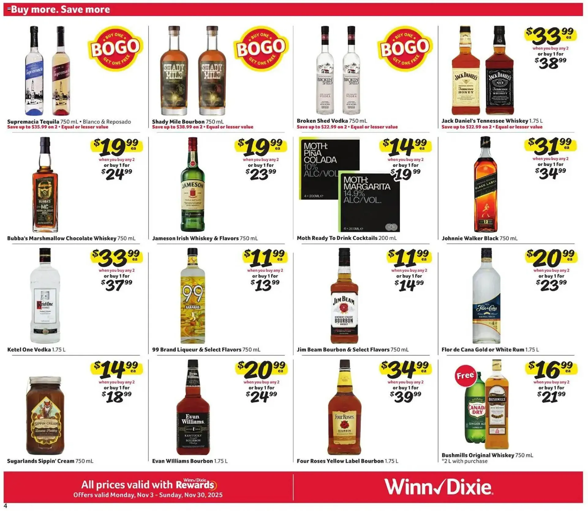 Weekly ad Winn Dixie weekly ad from November 3 to December 1 2025 - Page 4