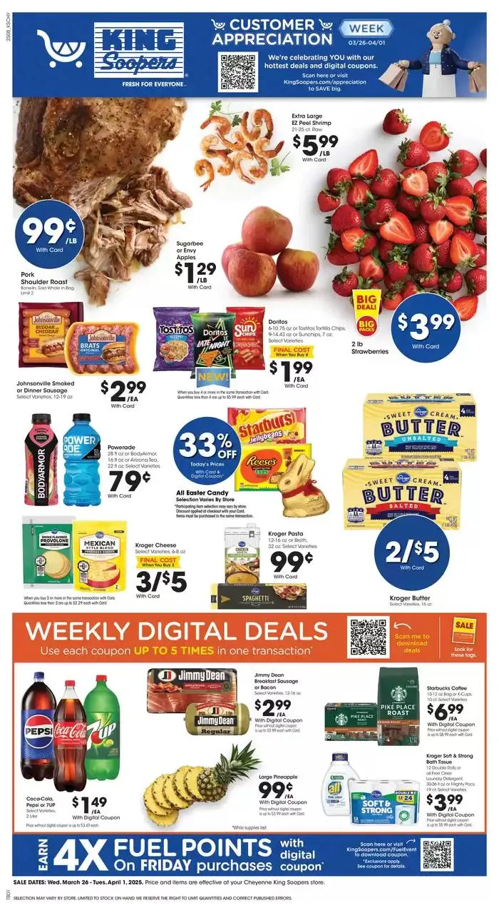 Weekly ad Our best deals for you from March 26 to April 1 2025 - Page 1