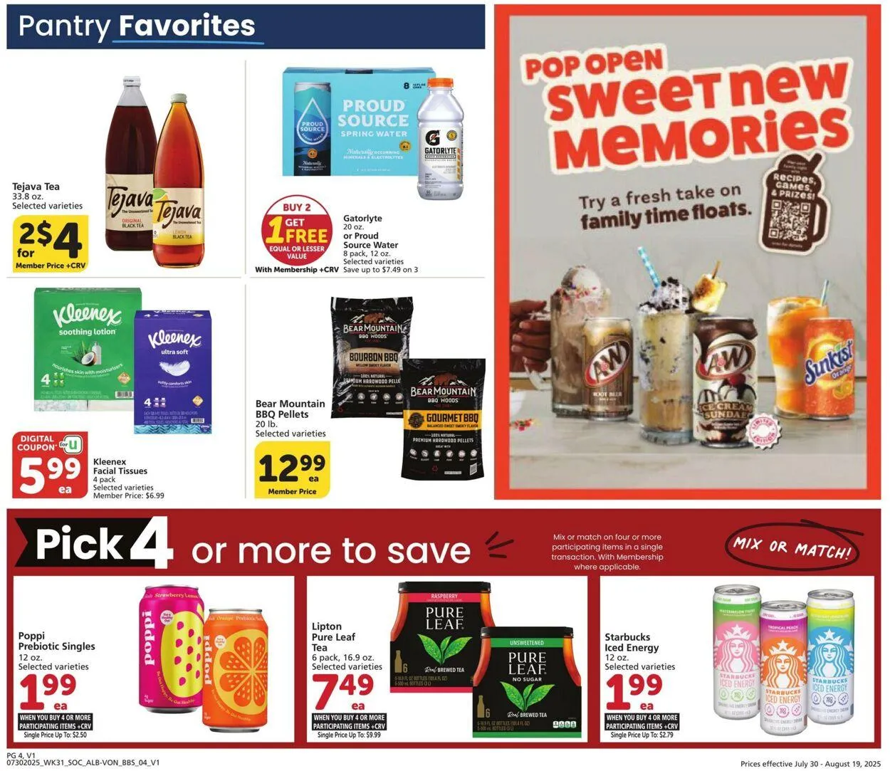 Catálogo de Vons Current weekly ad 30 de julio al 19 de agosto 2025 - Página 4