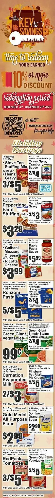 Weekly ad Key Food circular from November 14 to November 20 2025 - Page 2